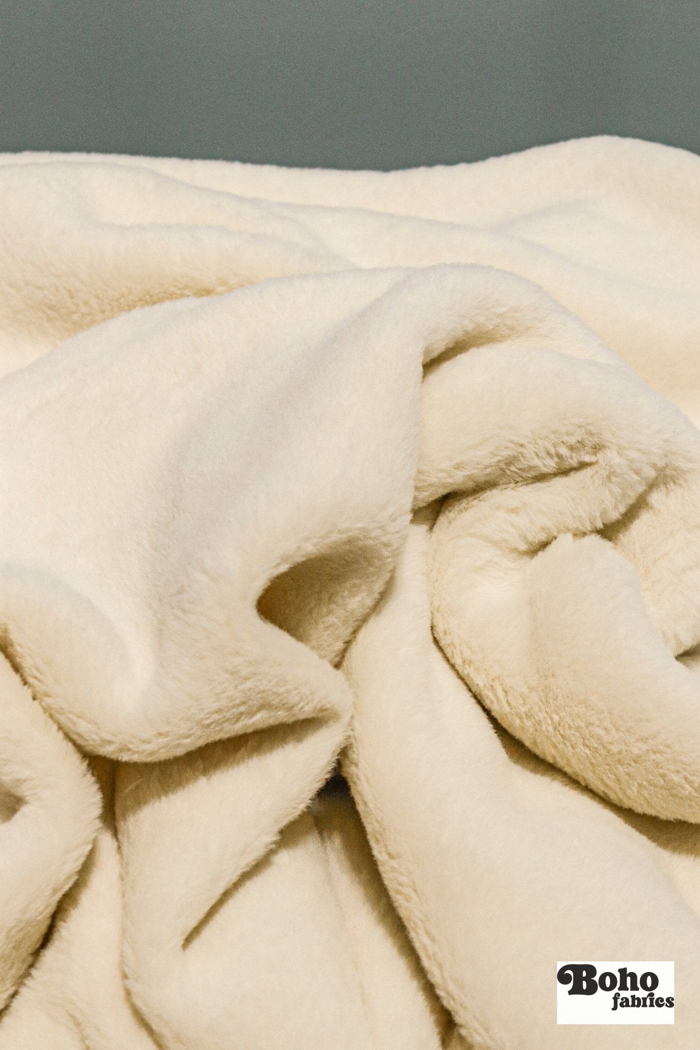 Warm Ivory, Classic Double - Velour High Loft Fleece Fabric by Polartec 2nds - Boho Fabrics - Performance Fabrics