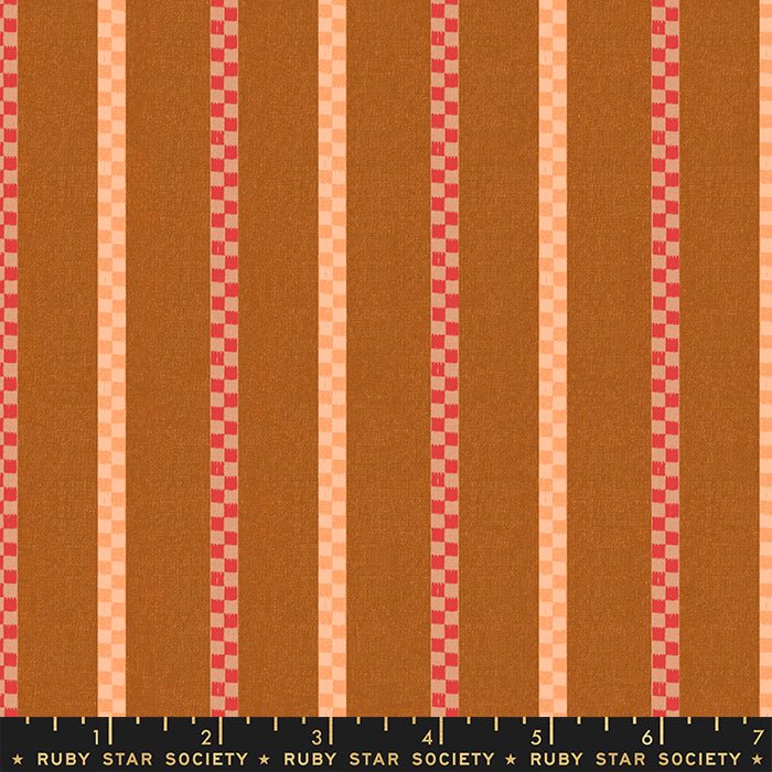 Warp Weft Wovens Earth RS4013 11 Ruby Star1 - Boho Fabrics - Shirting, Woven