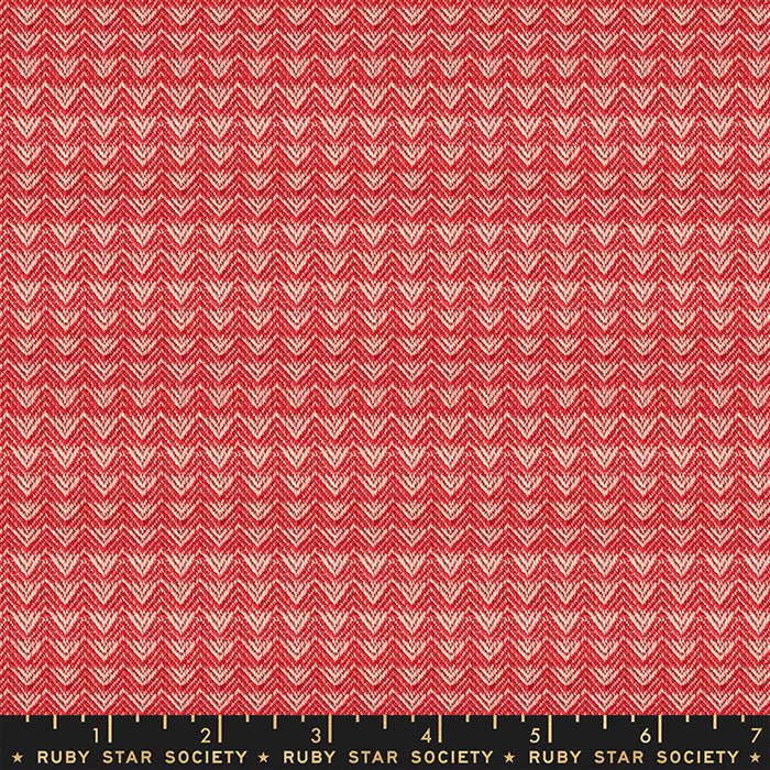 Warp Weft Wovens Warm Red RS4007 13 Ruby Star1 - Boho Fabrics - Shirting, Woven