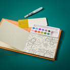 Watercolor Book and Paint Set - A Day at the Beach - Boho Fabrics - Painting Kits & Supplies