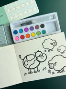 Watercolor Book and Paint Set - Animal Kingdom - Boho Fabrics - Painting Kits & Supplies