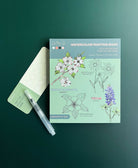 Watercolor Book and Paint Set - State Flowers - Boho Fabrics - Painting Kits & Supplies
