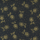 Whispers Metallic Black Gold 33550 14MG Moda 1 - Boho Fabrics - Quilting Cotton, Woven