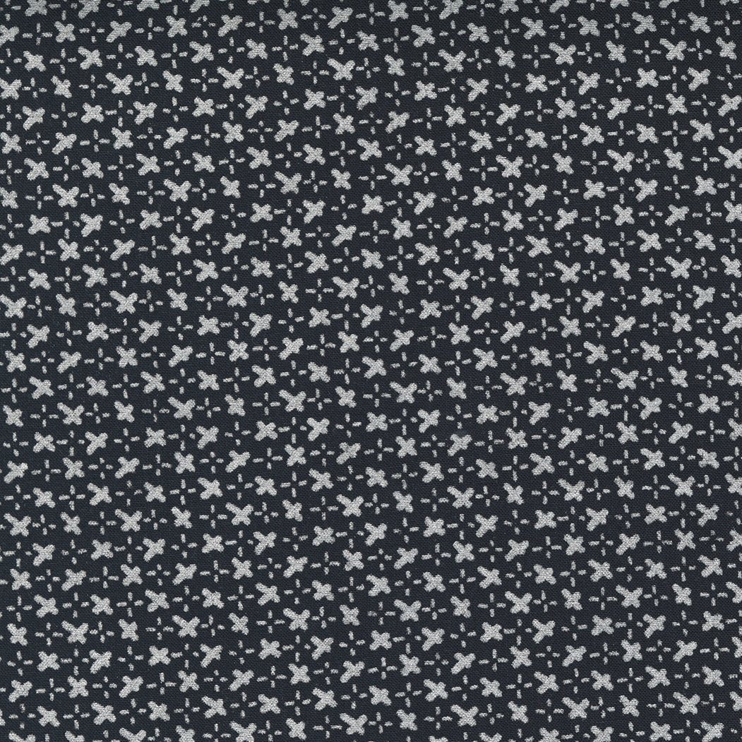 Whispers Metallic Black Silver 33552 15MS Moda 1 - Boho Fabrics - Quilting Cotton, Woven
