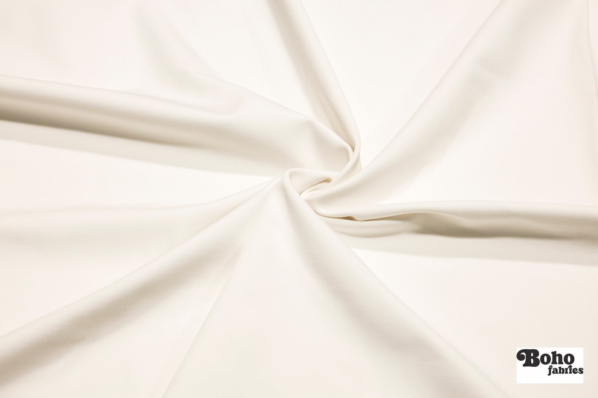 White, Athletic Knit Fabric - Boho Fabrics - Athletic Knit Fabric