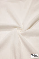 White, Cotton Crepe Gauze 52", Woven Fabric - Boho Fabrics - Gauze, Woven