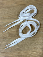 White Drawstring, Flat Cord. 52" Long - Sold Per Package of 2 - Boho Fabrics - Misc. Sewing Notions