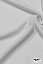 White, Flat Back Dimple, Athletic Mesh Fabric - Boho Fabrics - Athletic Knit Fabric