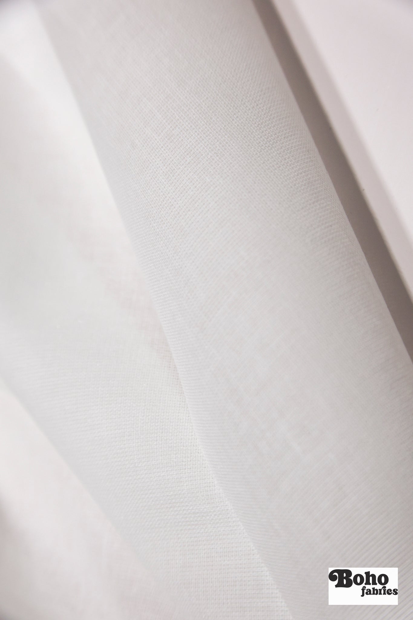White Light Woven Fusible Interfacing, 48 inch wide, Sold by the Yard. - Boho Fabrics - Interfacing