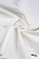 White Lightweight Cordura Nylon Fabric — Water - Resistant Designer Deadstock - Boho Fabrics - Performance Fabric, Woven