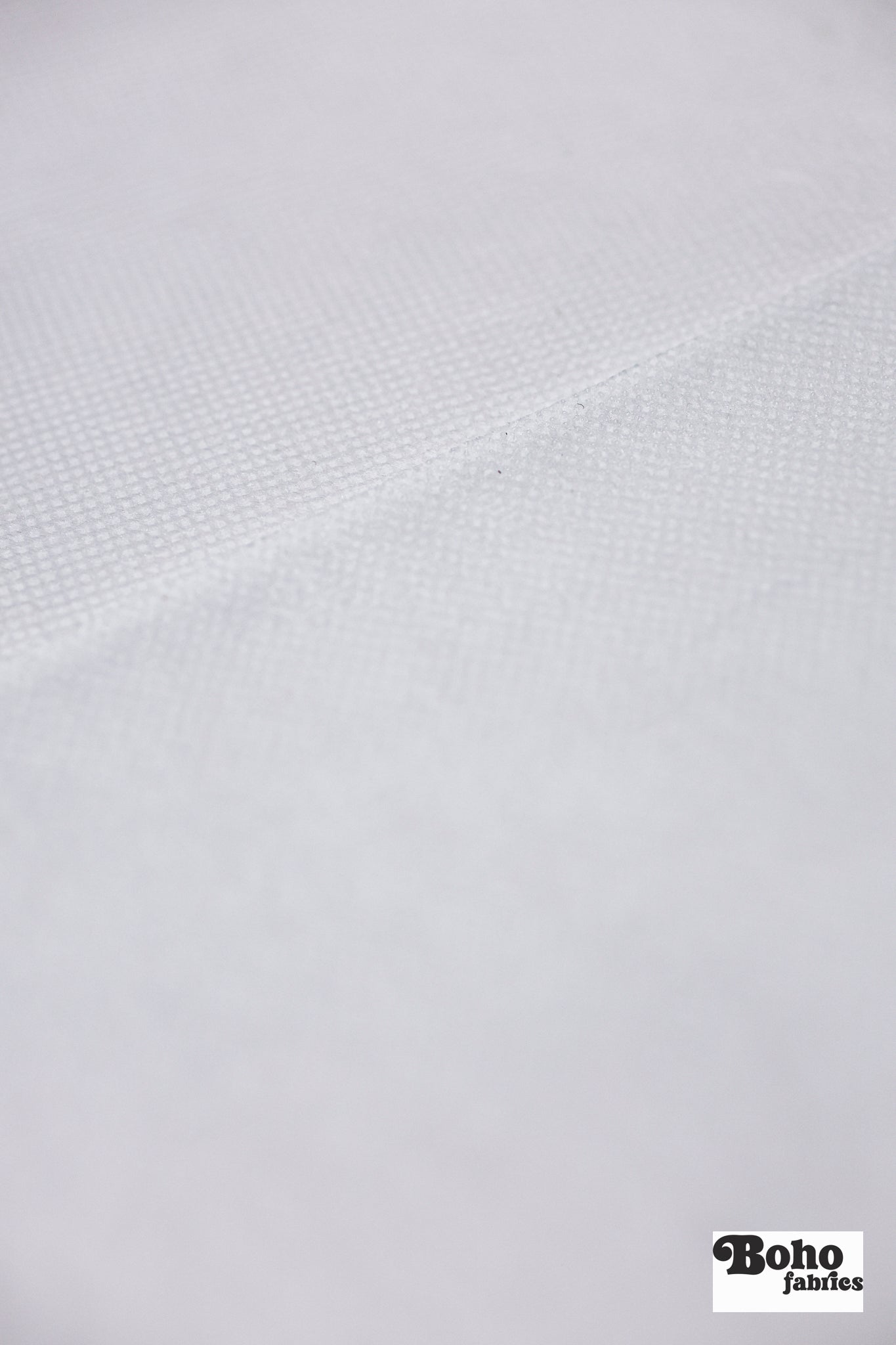 White Non-Woven Fusible Interfacing, 60 inch wide, Sold by the Yard. - Boho Fabrics - Interfacing