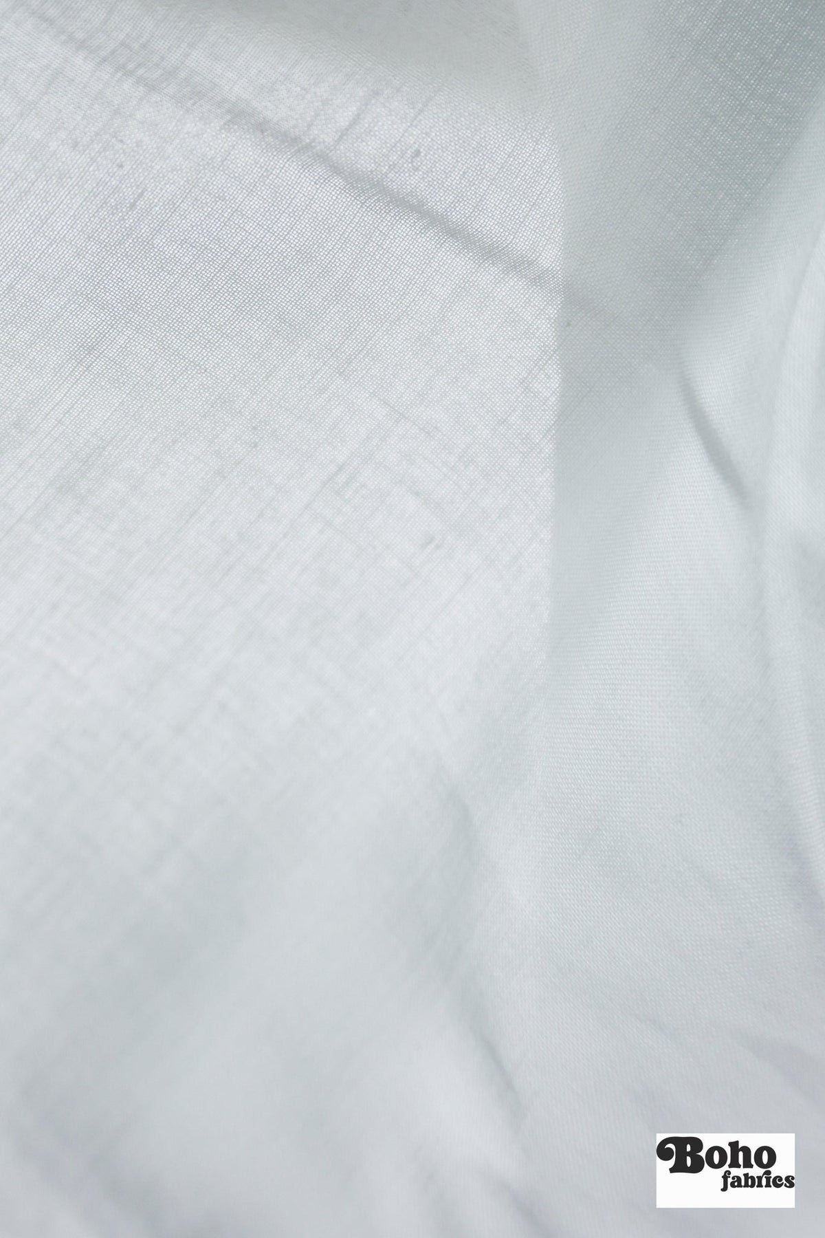 White, Sheer Lawn Woven Fabric - Boho Fabrics - Lawn/Poplin, Woven