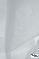 White, Sheer Lawn Woven Fabric - Boho Fabrics - Lawn/Poplin, Woven