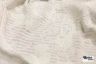 White Striped Floral Burnout Jersey Knit Fabric - Boho Fabrics - Jersey Knit Printed Fabric