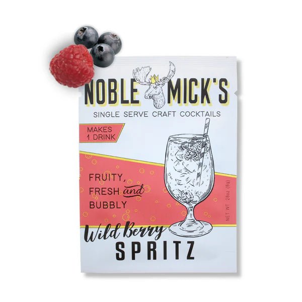 Wildberry Spritz, Noble Mick's Single Serve Drink Mix - Boho Fabrics - Holiday Gifts