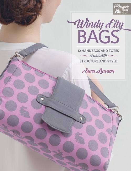 Windy-City Bags: 12 Structured Handbags & Totes Sewing Kit - Boho Fabrics - Books