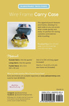 Wire Frame Carry Case, Sewing Pattern with Hardware - Boho Fabrics - Sewing Patterns