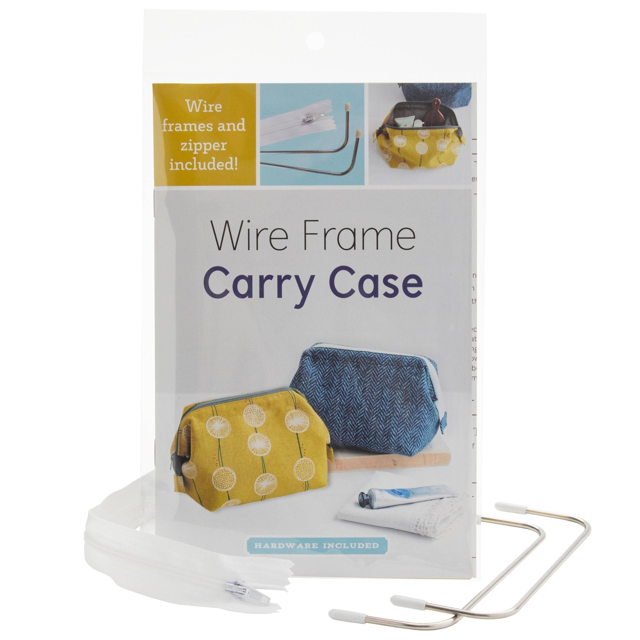 Wire Frame Carry Case, Sewing Pattern with Hardware - Boho Fabrics - Sewing Patterns