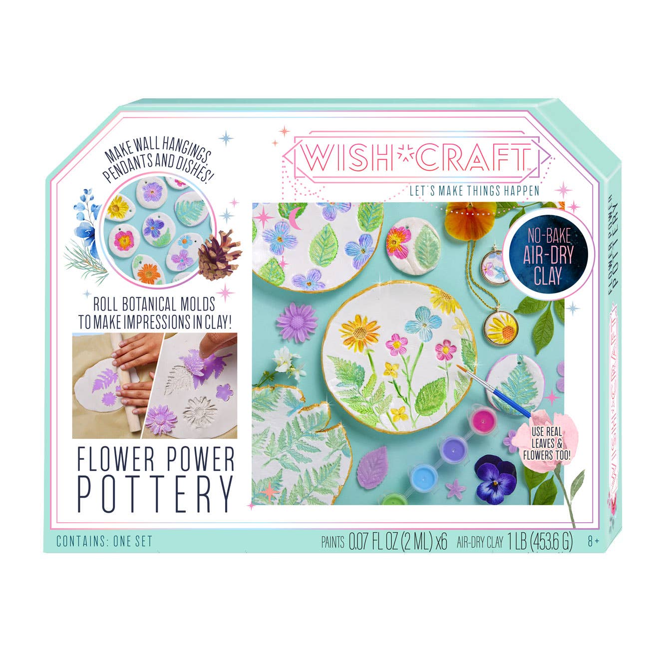 Wish*Craft Flower Power Pottery - Boho Fabrics - 