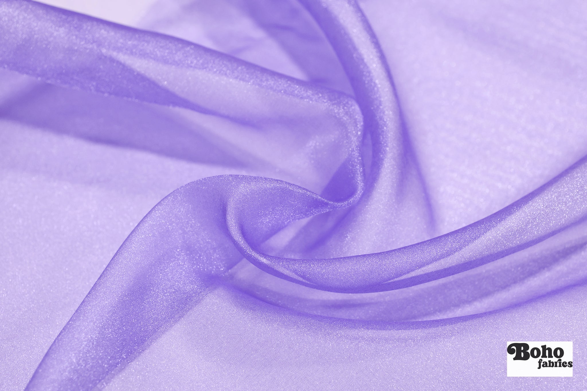Wisteria, Organza Shimmer, 44" Woven Fabric - Boho Fabrics - Organza, Woven Fabric