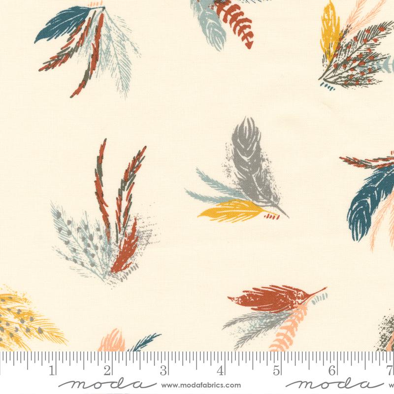 Woodland Wildflowers Cream 45581 11 Moda 1 - Boho Fabrics - Quilting Cotton, Woven