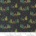 Woodland Winter Charcoal Black by Moda - 100% Cotton Fabric - 56095 17 - Boho Fabrics - Quilting Cotton, Woven
