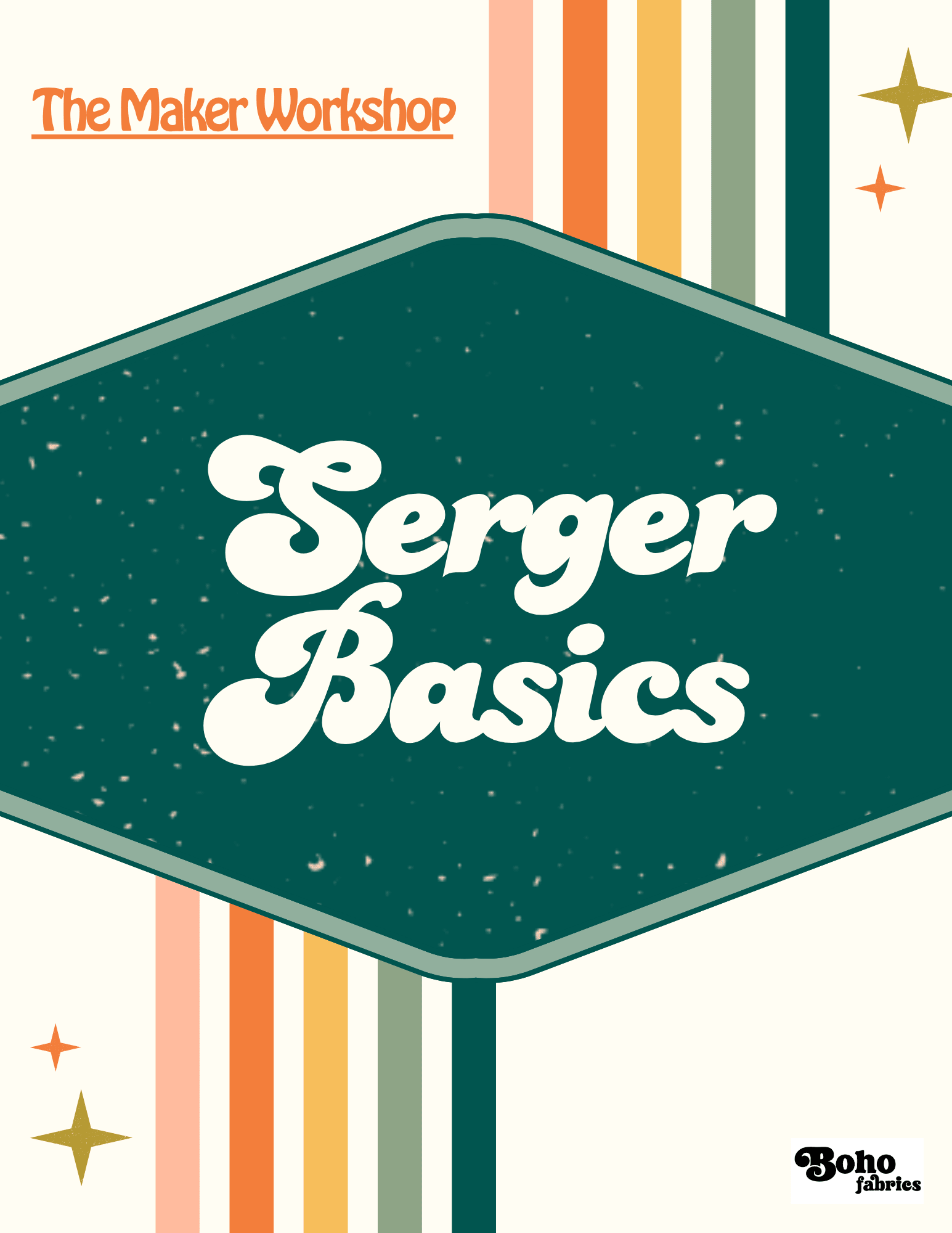 Workshop: Serger Basics - Boho Fabrics - Class