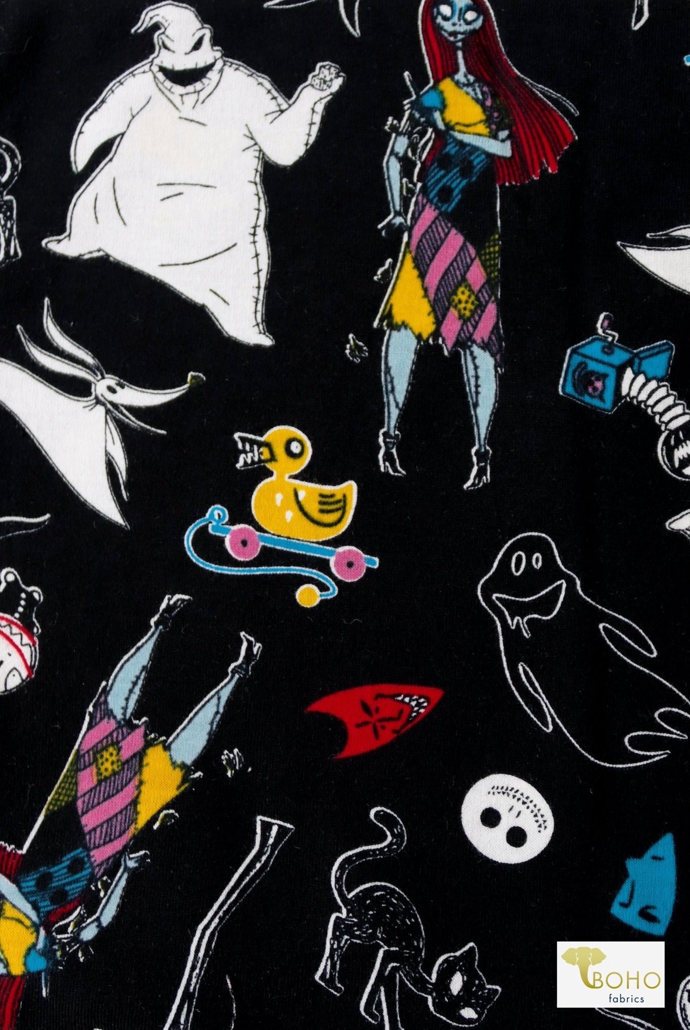 (Woven) Oogie Nights, Rayon Challis Woven Print - Boho Fabrics