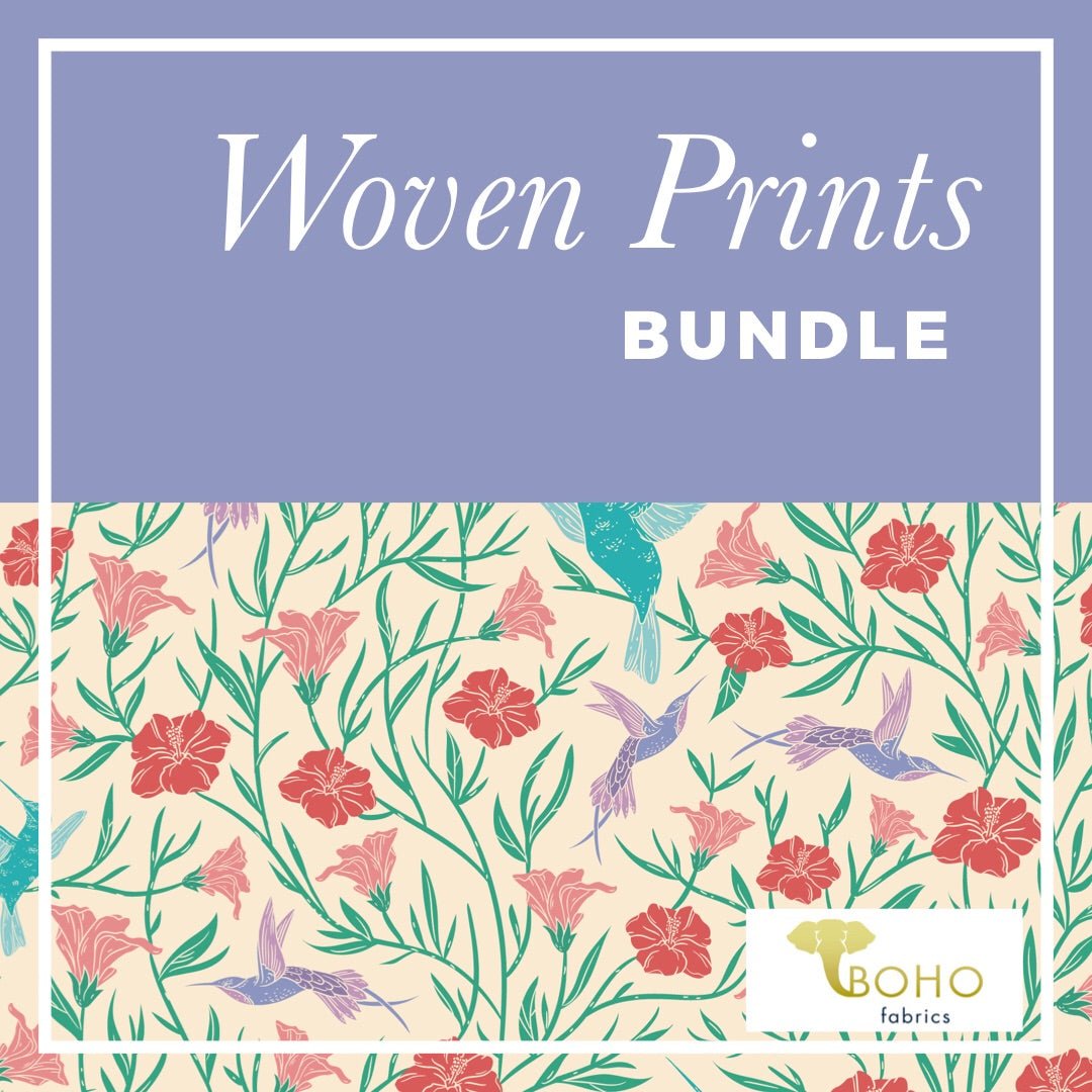 Woven Prints Fabric Bundle - Boho Fabrics
