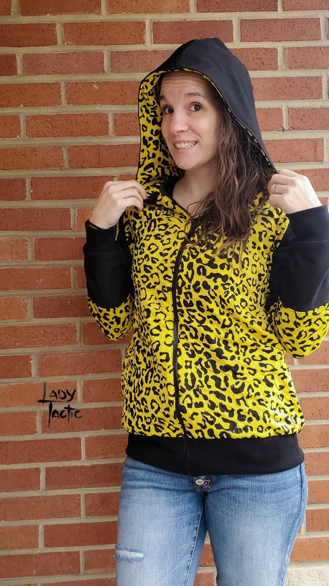 Yellow Cheetah Jacquard Knit. JQD-108 - Boho Fabrics