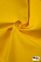 Yellow, Deadstock Cotton Duck Canvas Woven Fabric - Boho Fabrics - Canvas Fabric