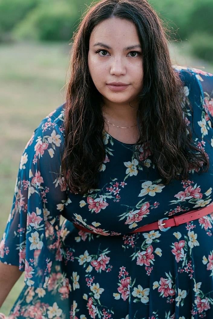 Yellow Island Florals on Blue. Stretch Mesh Print. - Boho Fabrics