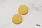 Yellow, Mod Gambit, Shank Button. Available in 15mm, 18mm, 20mm, 25mm - Boho Fabrics - Buttons & Snaps