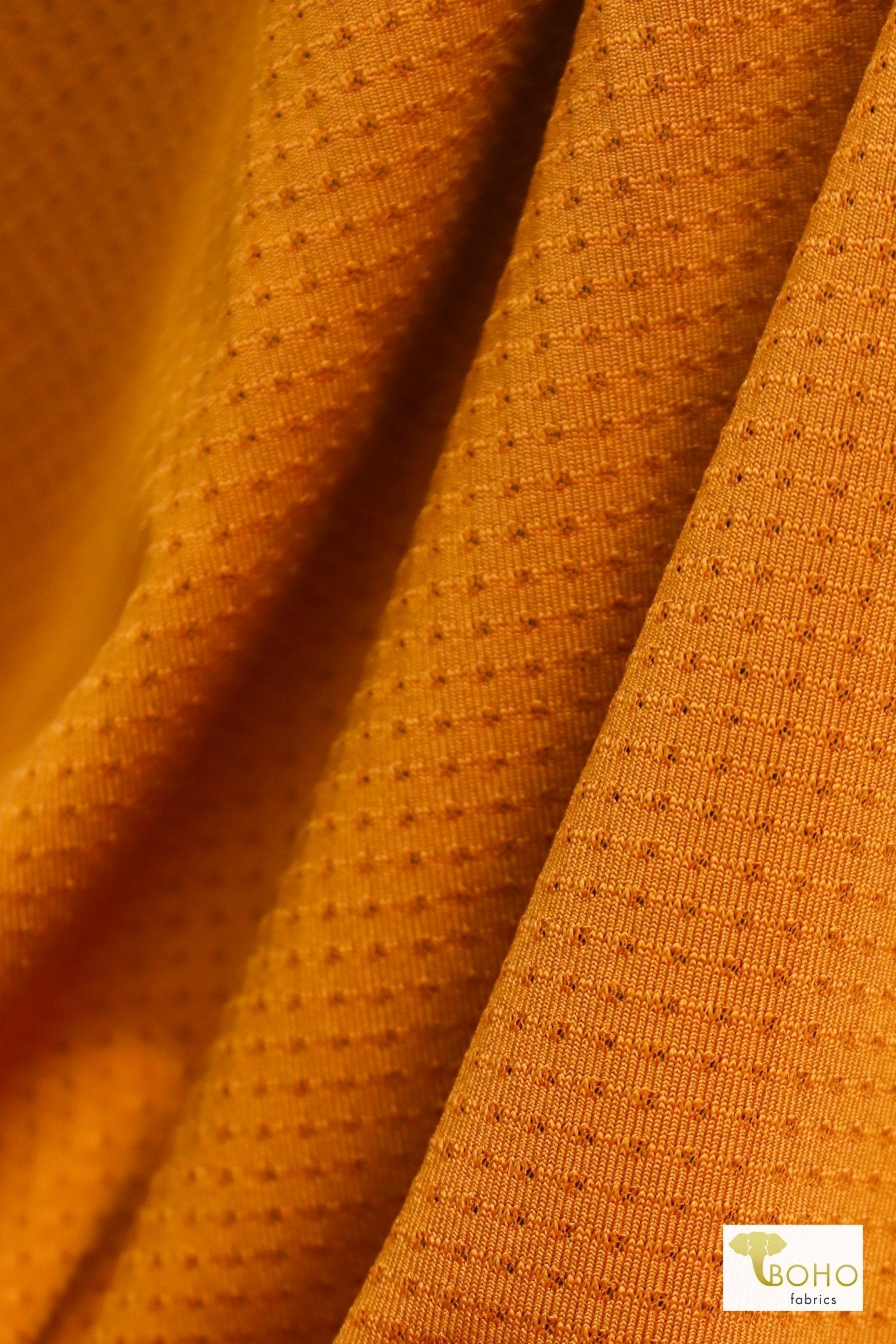 Yellow Orange Laser Cut, Athletic Mesh - Boho Fabrics