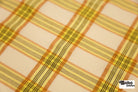 Yellow, Tan & Black Plaid Cotton Woven Fabric - Boho Fabrics - Shirting, Woven