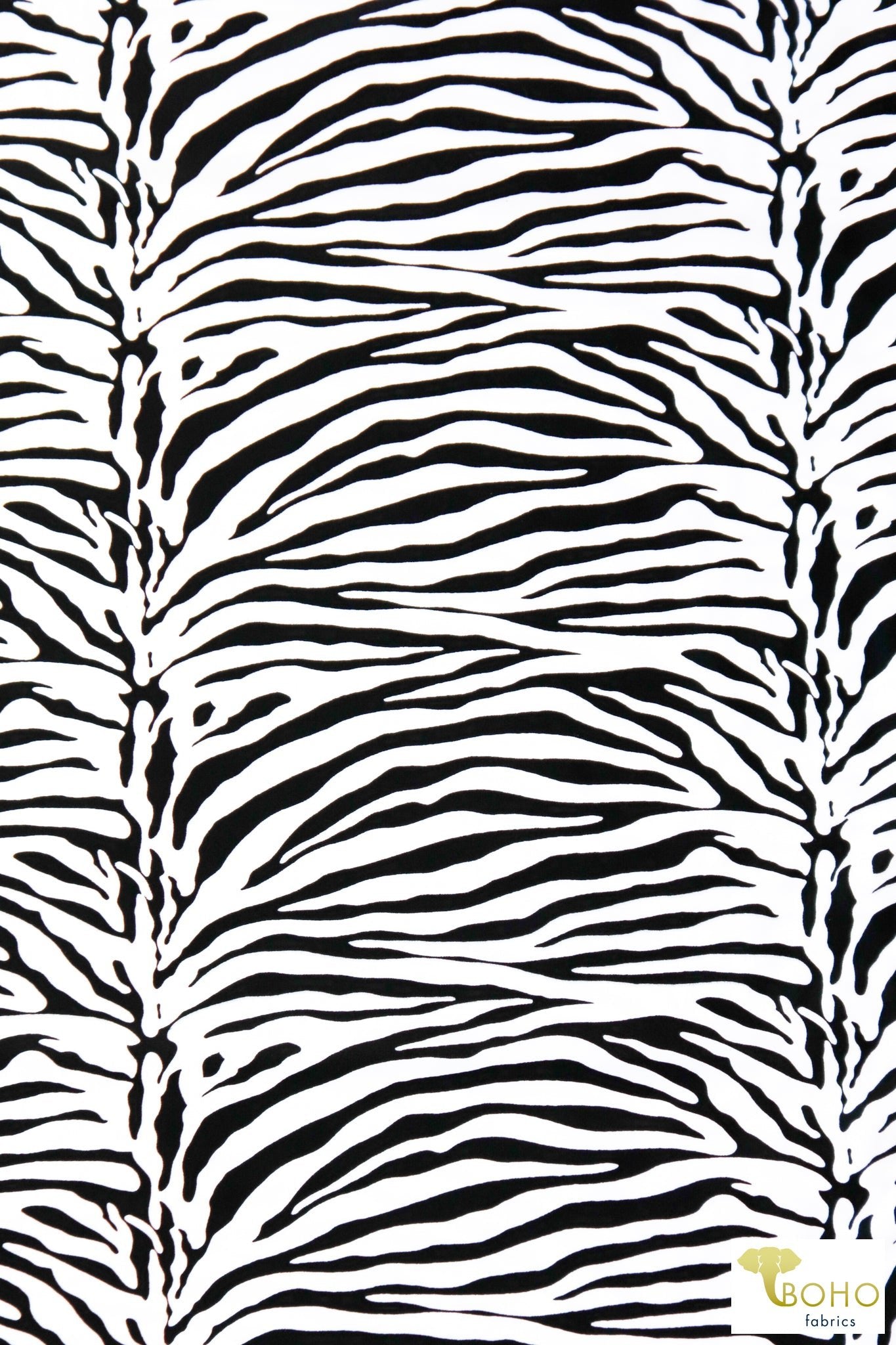 Zebra Swim Print, P.SWIM-313 - Boho Fabrics