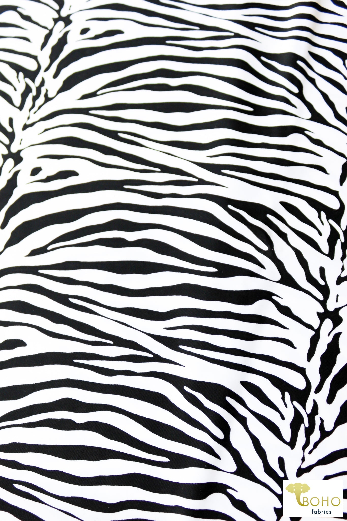 Zebra Swim Print, P.SWIM-313 - Boho Fabrics