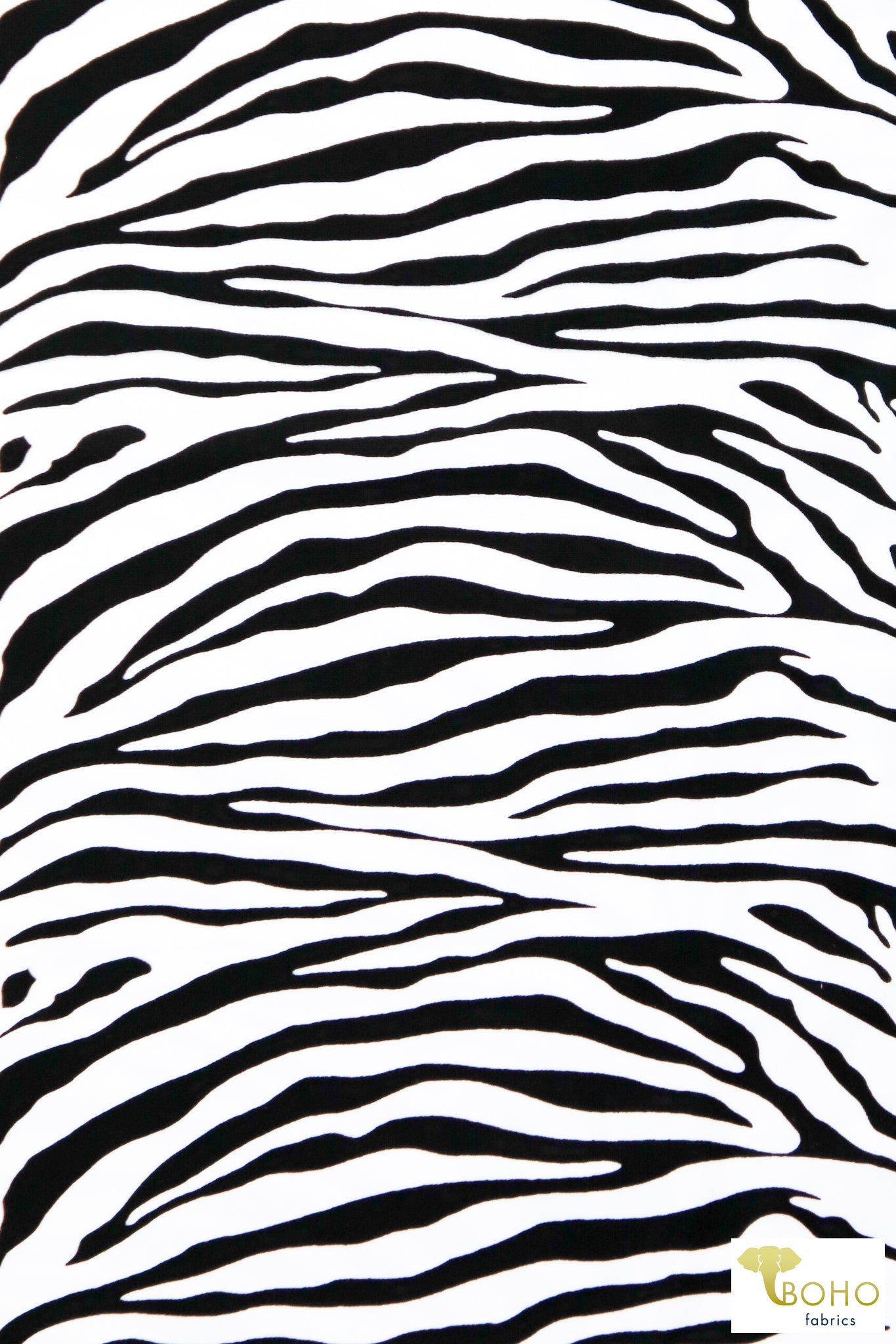 Zebra Swim Print, P.SWIM-313 - Boho Fabrics
