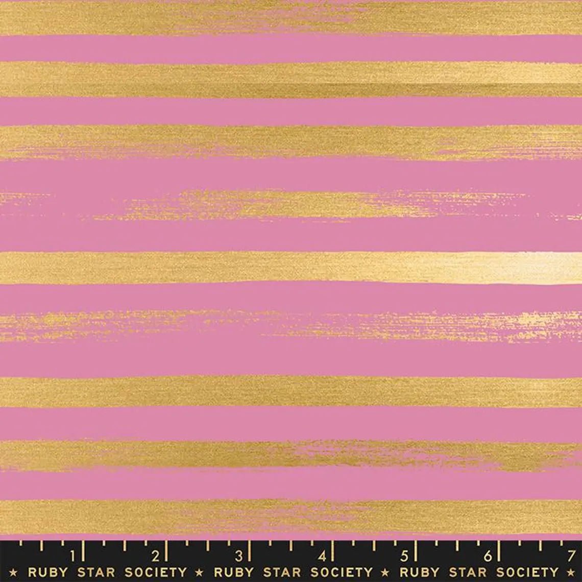 Zip Metallic Kiss RS1005 32M Ruby Star1 - Boho Fabrics - Quilting Cotton, Woven