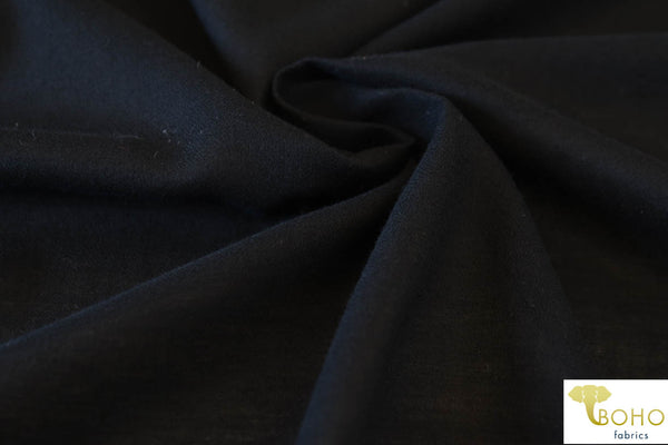 3 Yard- Last Cuts! Black Pebble. Lightweight/Textured Woven. WV-155
