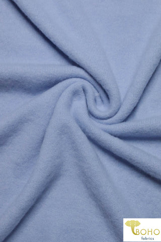 Last Cuts! Lavender Periwinkle Brushed Sweater Knit Fabric. BSWTR-213