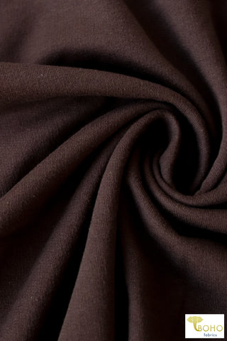 Chicory Brown. Cotton French Terry. CLFT-938-RBRN