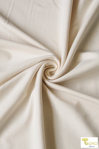 Last Cuts! Almond Cream, Brushed Athletic Knit. ATH-133.