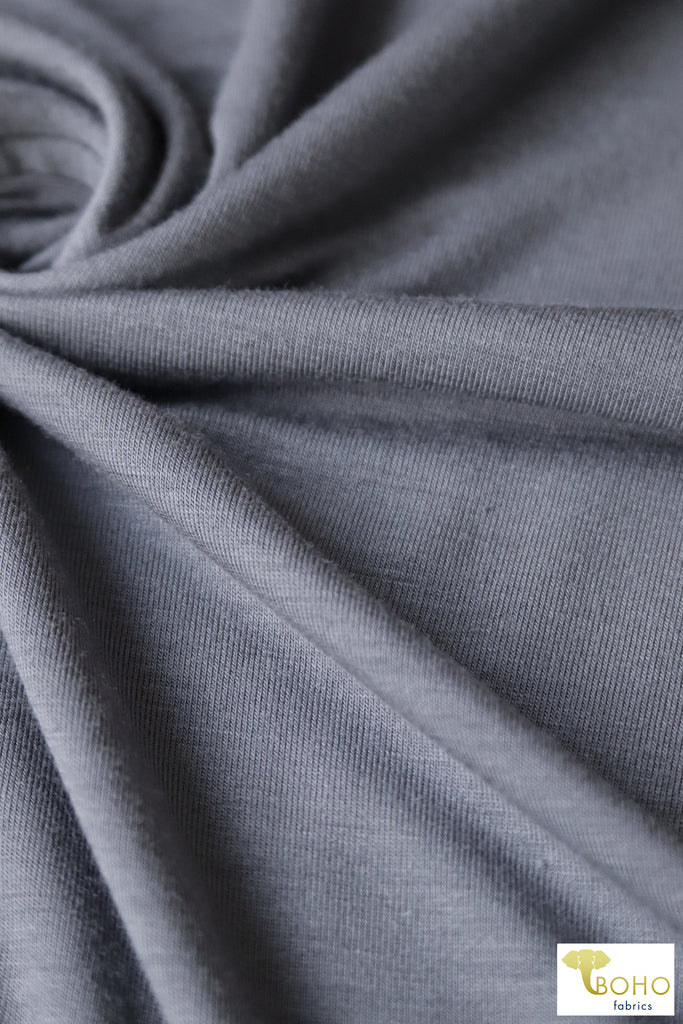 Last Cuts! Blue-Gray Mirage, Rayon Spandex Knit.	RJS-209