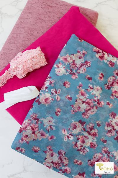 02/08/2023 Fabric Happy Hour! Sakura Blue Florals, Lingerie Bundle!