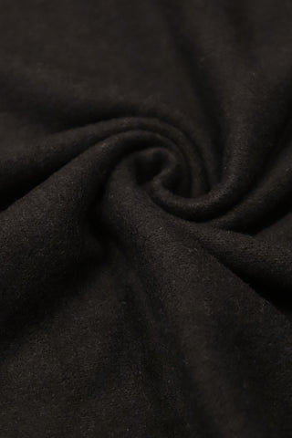 Last Cuts! Black, Brushed Sweater Knit