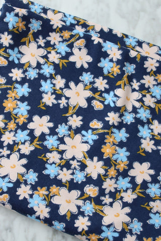 Last Cuts! Delightful Daisies, Ponte Print Knit Fabric