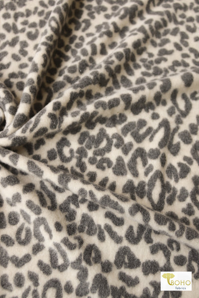 Last Cuts! Soft Cheetah, Brushed Sweater Knit