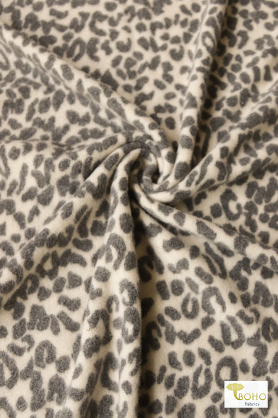 Last Cuts! Soft Cheetah, Brushed Sweater Knit