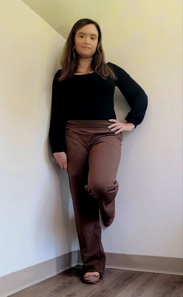 Rich Chocolate Brown, Solid Ponte Knit